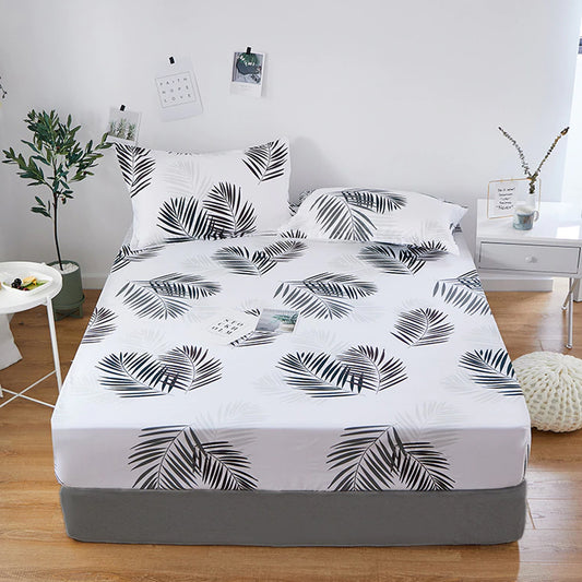 Printed Bed sheet NQ Series 3in1 Bedding Set ( 2 pillowcases and 1 fitted Sheet ) NQ53