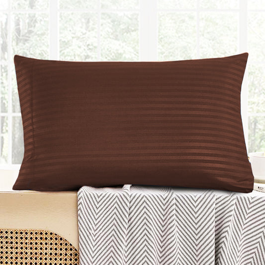 2 pcs Pillowcase 18x28 inches ChesnutStripes-PC