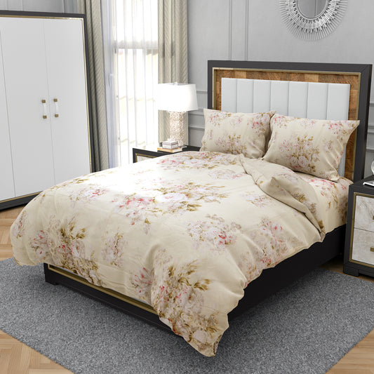 Printed Bed sheet DF Series 3in1 Bedding Set ( 2 pillowcases and 1 fitted Sheet ) DF173