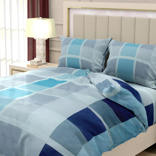 Printed Bed sheet DF Series 3in1 Bedding Set ( 2 pillowcases and 1 fitted Sheet ) DF263