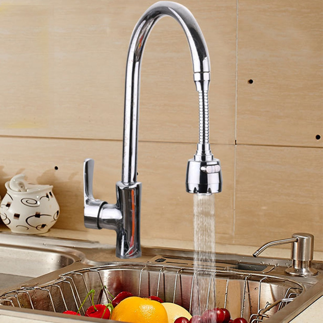 Anti-Splash Kitchen Sink Faucet Head Water-Saving Extender with 2 Gears Switch