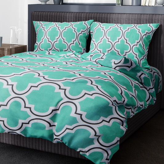 3in1 Bedding Set ( 2 pillowcases and 1 fitted Sheet ) NQ5003