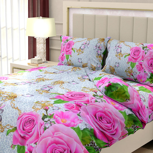 3 in 1 Printed Bedsheet Limited Edition