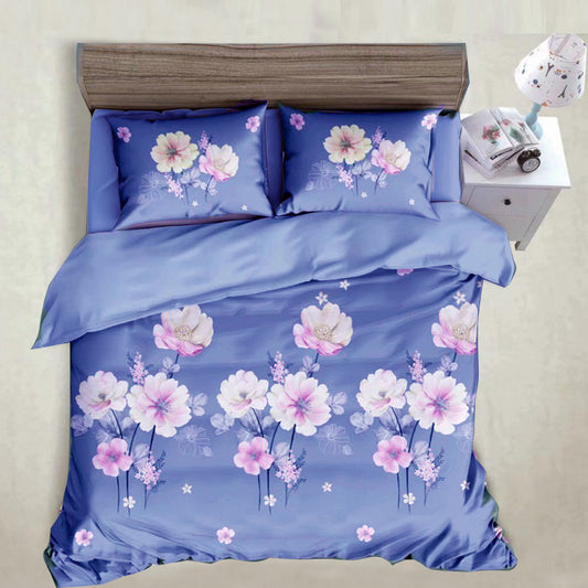 Printed Bed sheet NQ Series 3in1 Bedding Set ( 2 pillowcases and 1 fitted Sheet ) NQ31