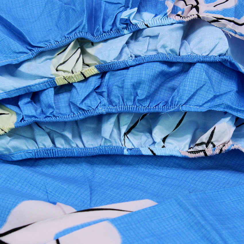 Printed Bed sheet NQ Series 3in1 Bedding Set ( 2 pillowcases and 1 fitted Sheet ) NQ405