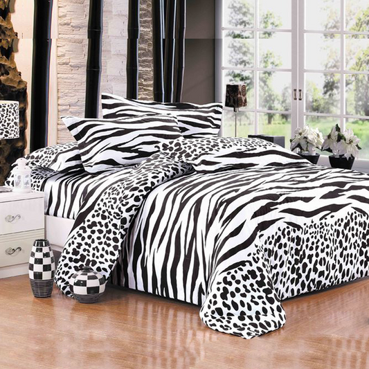 Printed Bed sheet DF Series 3in1 Bedding Set ( 2 pillowcases and 1 fitted Sheet ) DF2147