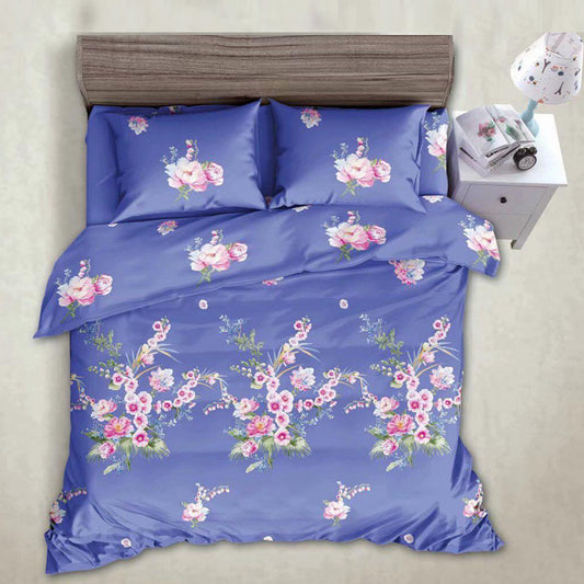 Printed Bed sheet NQ Series 3in1 Bedding Set ( 2 pillowcases and 1 fitted Sheet ) NQ42
