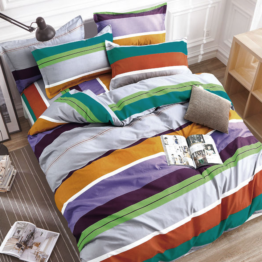 Printed Bed sheet DF Series 3in1 Bedding Set ( 2 pillowcases and 1 fitted Sheet ) DF2143