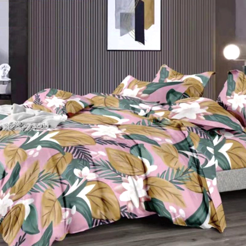 Printed Bed sheet NQ Series 3in1 Bedding Set ( 2 pillowcases and 1 fitted Sheet ) NQ705