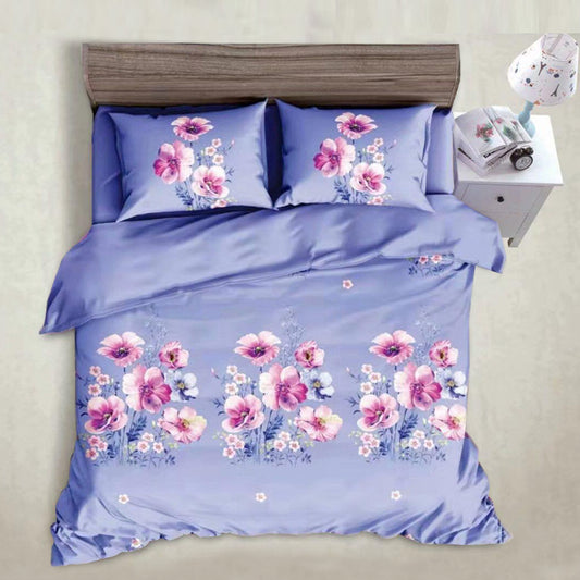 Printed Bed sheet NQ Series 3in1 Bedding Set ( 2 pillowcases and 1 fitted Sheet ) NQ272