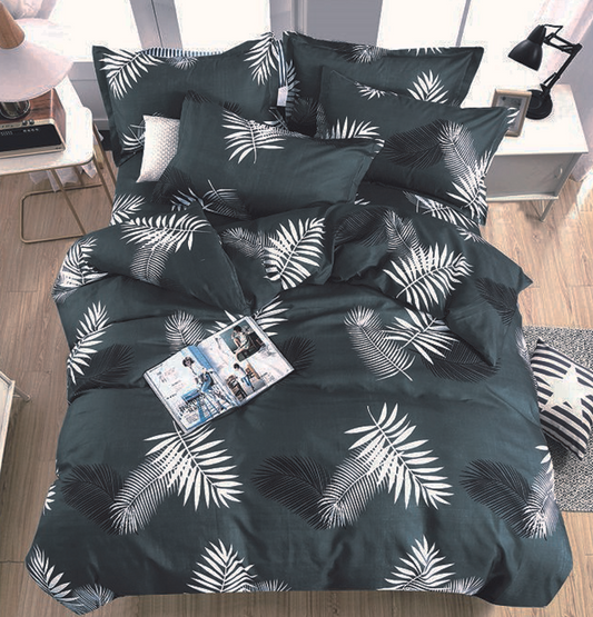 Printed Bed sheet DF Series 3in1 Bedding Set ( 2 pillowcases and 1 fitted Sheet ) DF253