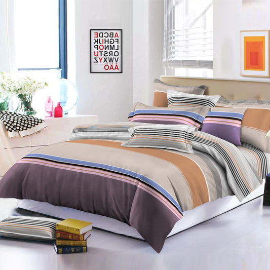 Printed Bed sheet NQ Series 3in1 Bedding Set ( 2 pillowcases and 1 fitted Sheet ) NQ39