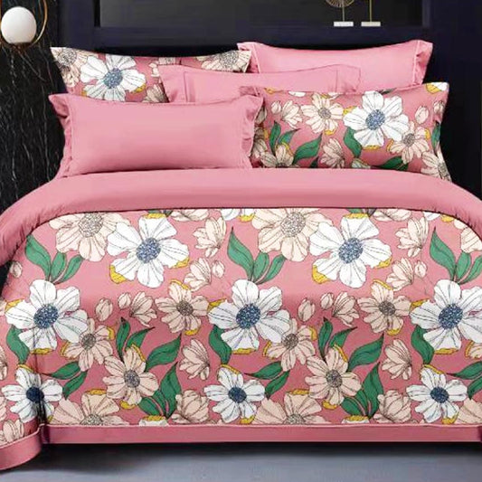 Printed Bed sheet NQ Series 3in1 Bedding Set ( 2 pillowcases and 1 fitted Sheet ) NQ323