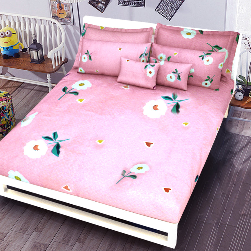 Printed Bed sheet NQ Series 3in1 Bedding Set ( 2 pillowcases and 1 fitted Sheet ) NQ213