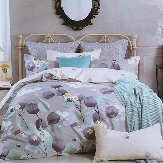 Printed Bed sheet DF Series 3in1 Bedding Set ( 2 pillowcases and 1 fitted Sheet ) DF01