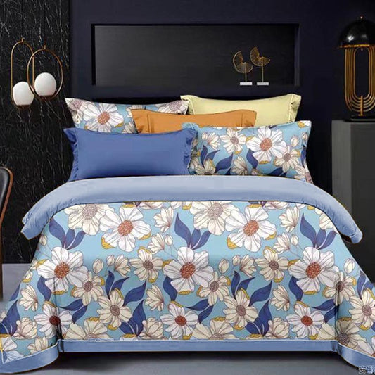 Printed Bed sheet NQ Series 3in1 Bedding Set ( 2 pillowcases and 1 fitted Sheet ) NQ370