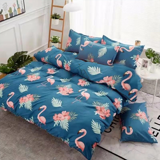 Printed Bed sheet NQ Series 3in1 Bedding Set ( 2 pillowcases and 1 fitted Sheet ) NQ1