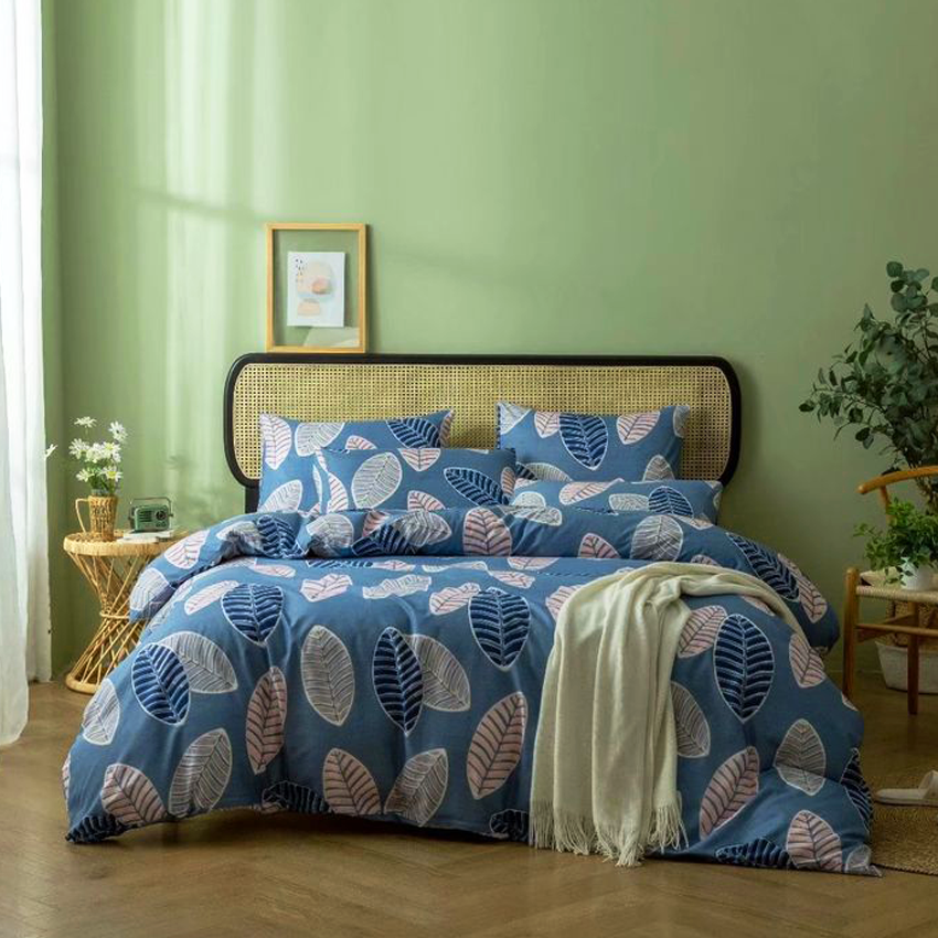 Printed Bed sheet DF Series 3in1 Bedding Set ( 2 pillowcases and 1 fitted Sheet ) DF266