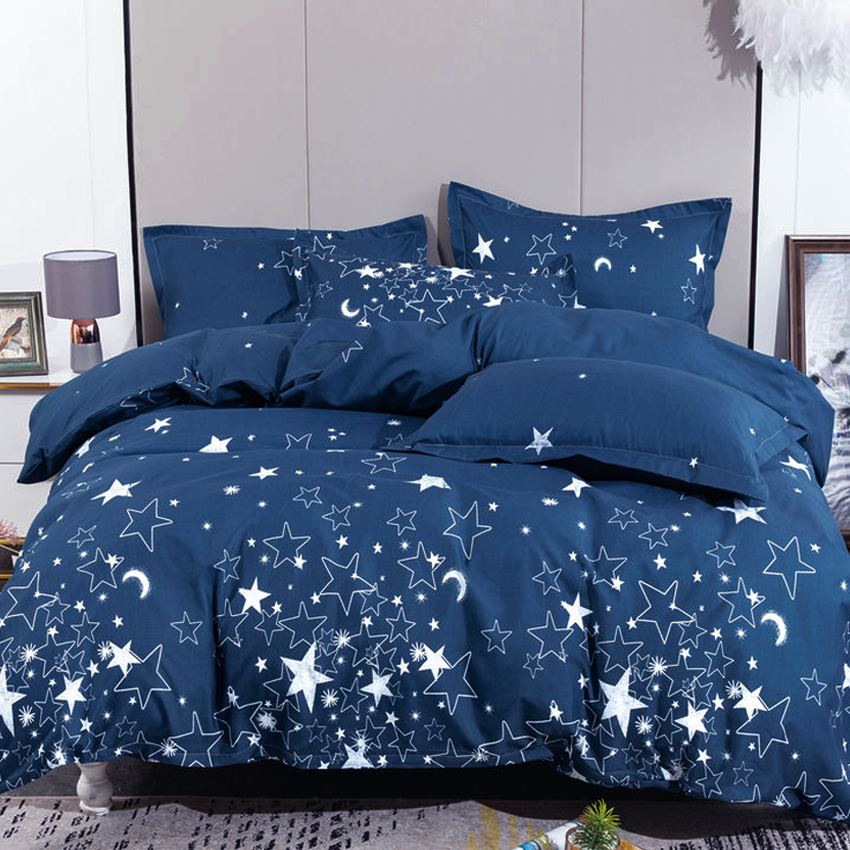 Printed Bed sheet DF Series 3in1 Bedding Set ( 2 pillowcases and 1 fitted Sheet ) DF275