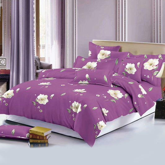 Printed Bed sheet NQ Series 3in1 Bedding Set ( 2 pillowcases and 1 fitted Sheet ) NQ116