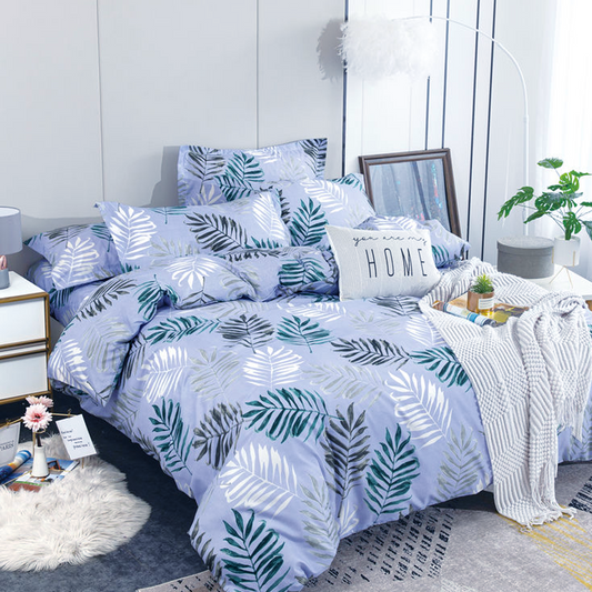 Printed Bed sheet DF Series 3in1 Bedding Set ( 2 pillowcases and 1 fitted Sheet ) DF281