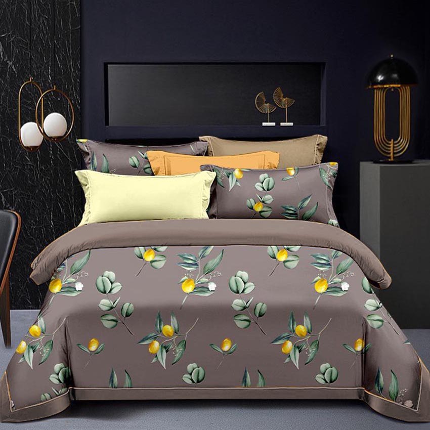 Printed Bed sheet NQ Series 3in1 Bedding Set ( 2 pillowcases and 1 fitted Sheet ) NQ379