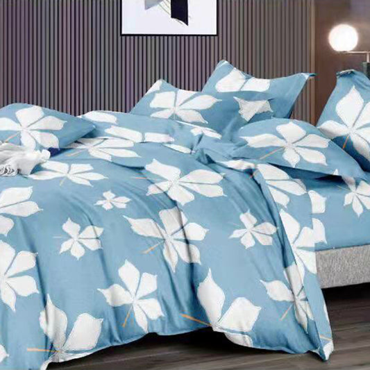 Printed Bed sheet NQ Series 3in1 Bedding Set ( 2 pillowcases and 1 fitted Sheet ) NQ355