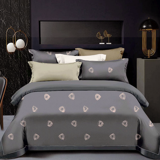 Printed Bed sheet NQ Series 3in1 Bedding Set ( 2 pillowcases and 1 fitted Sheet ) NQ412