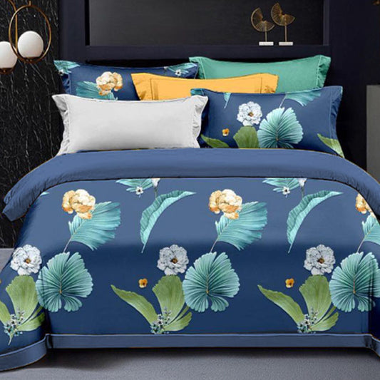 Printed Bed sheet NQ Series 3in1 Bedding Set ( 2 pillowcases and 1 fitted Sheet ) NQ375