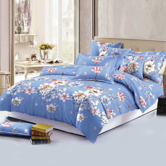 Printed Bed sheet NQ Series 3in1 Bedding Set ( 2 pillowcases and 1 fitted Sheet ) NQ113