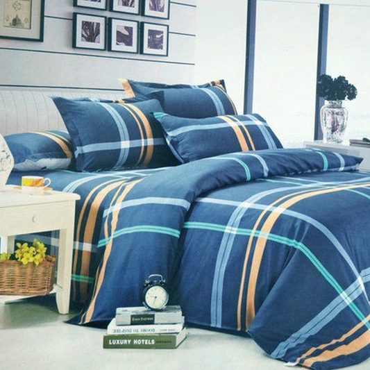 Printed Bed sheet DF Series 3in1 Bedding Set ( 2 pillowcases and 1 fitted Sheet ) DF608