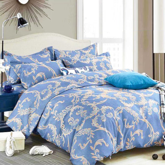 Printed Bed sheet NQ Series 3in1 Bedding Set ( 2 pillowcases and 1 fitted Sheet ) NQ50